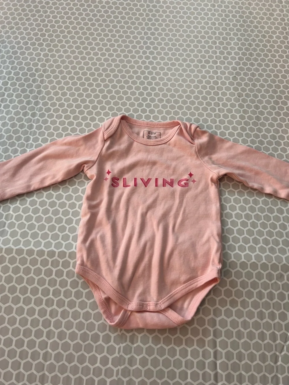 Paris Hilton Pink Infant Two Piece Pajama Set.  Size 6-9M